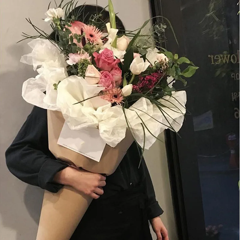 75*52CM Tissue Paper 40pcs Craft Wrapping Flower Packaging Floral Scrapbooking Gift Decorative Home Decoration | Дом и сад