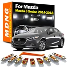 MDNG 8 шт. Canbus комплект светильник для салона Mazda 3 седан 2014 2015 2016 2017 2018 лампа для чтения карты купольная лампа для багажника светодиодный льные светодиодные лампы