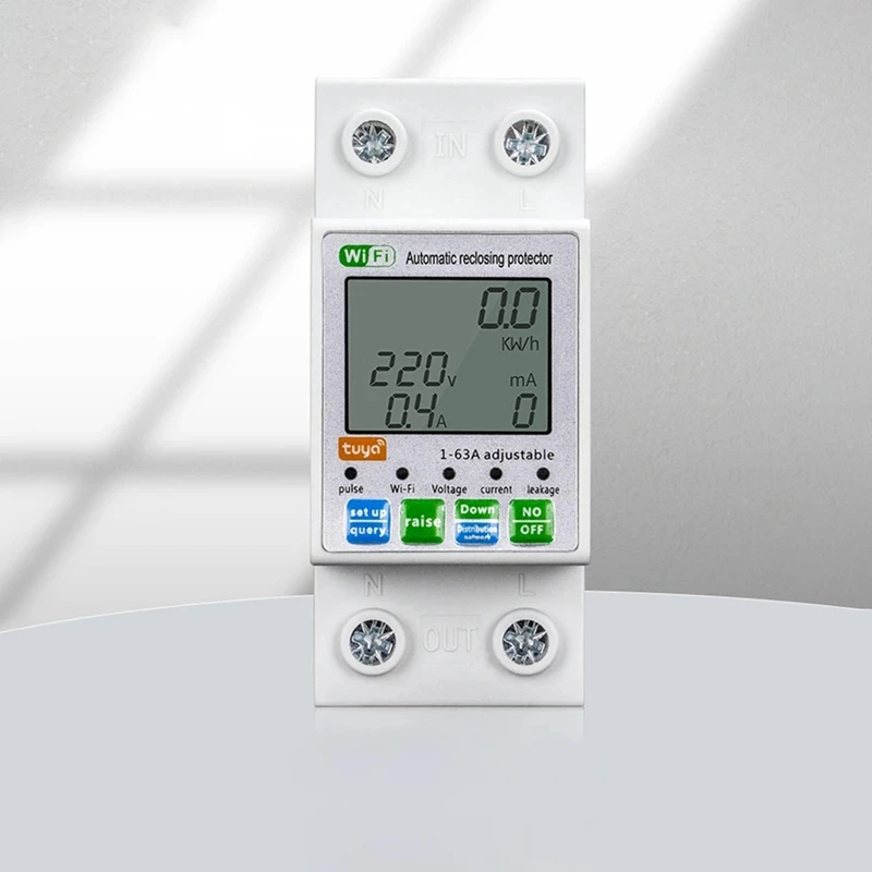 Умный прочный измеритель мощности Tuya устройство для автоматической перемотки
