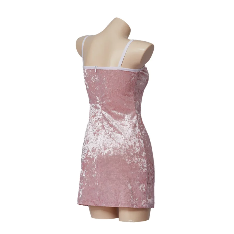 Костюм для косплея Моя дата с президентом дочь Hallie сексуальное розовое платье