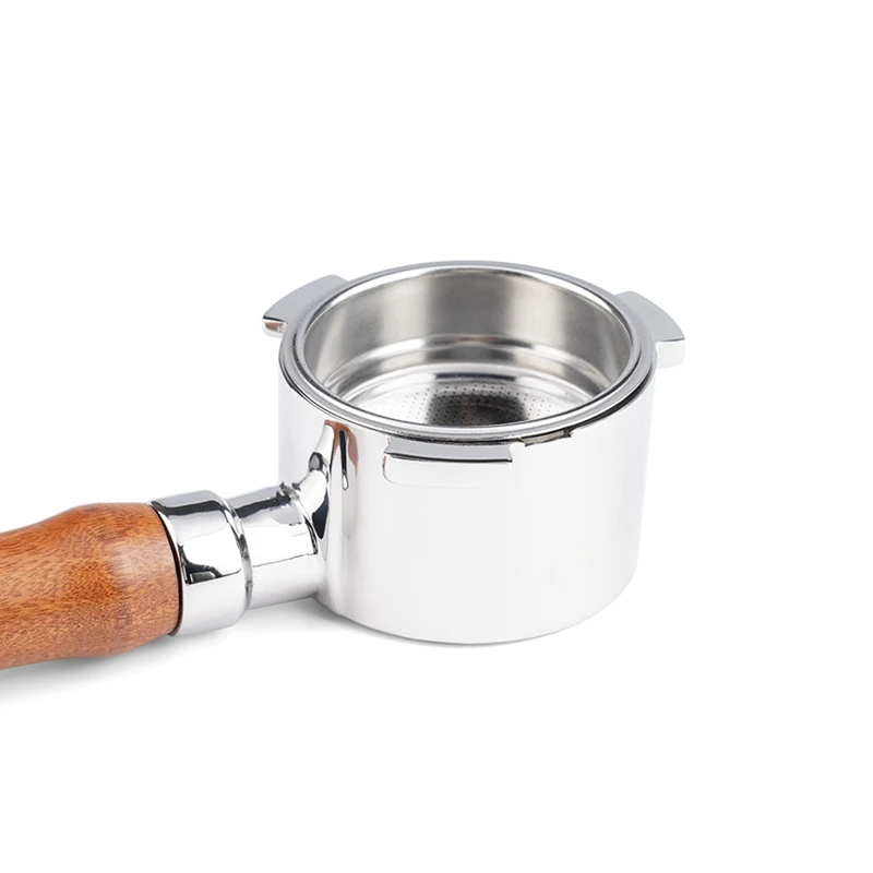 Деревянная ручка из массива дерева 304 для кофе нержавеющей стали подходит Delonghi