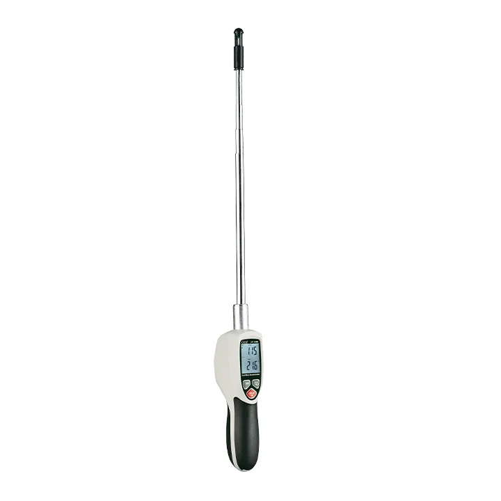 

CEM DT-1880 Portable Digital Air Wind Vane Flow Meter Hot Wire Anemometer With Data logger Velocity Alarm Temperature function