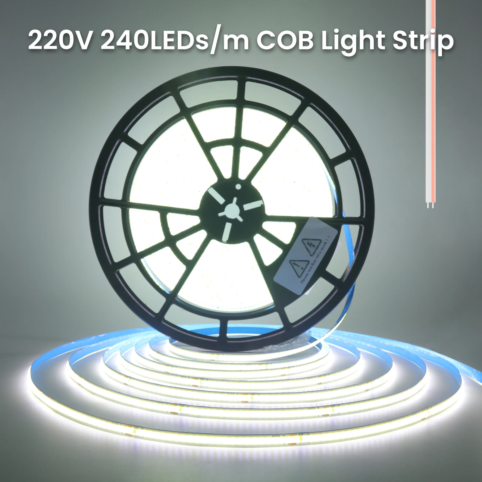 

HEGEHE Светодиодная лента COB белая/натуральная/теплый белый 5М/10М/15М/20М/50М