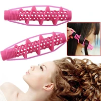 2pcsset hair rollers magic spiral curling diy tool hair care hairdressing no heat no clip styling curls roller hair rollers