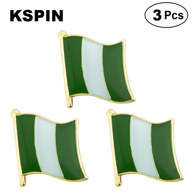 

Nigeria Lapel Pin Brooches Pins Flag badge Brooch Badges