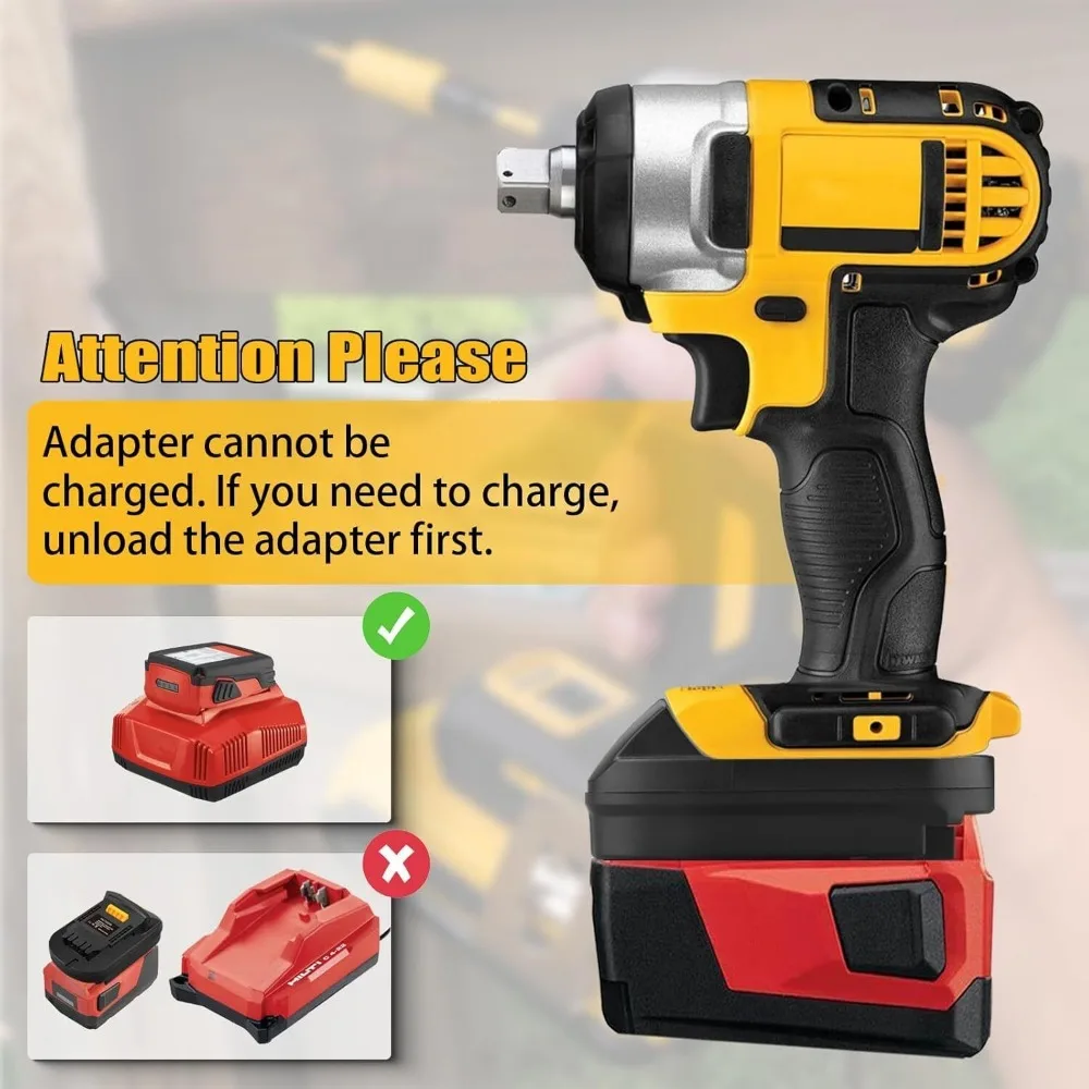 Адаптер для Hilti на инструмент Dewalt 20 В для аккумулятора Hilti 22 В B22, преобразователь на работу для аккумуляторной дрели DEWALT 20 В MAX, электроинструмент (art.: 3920ca1b4039f) - 3920ca1b4039f