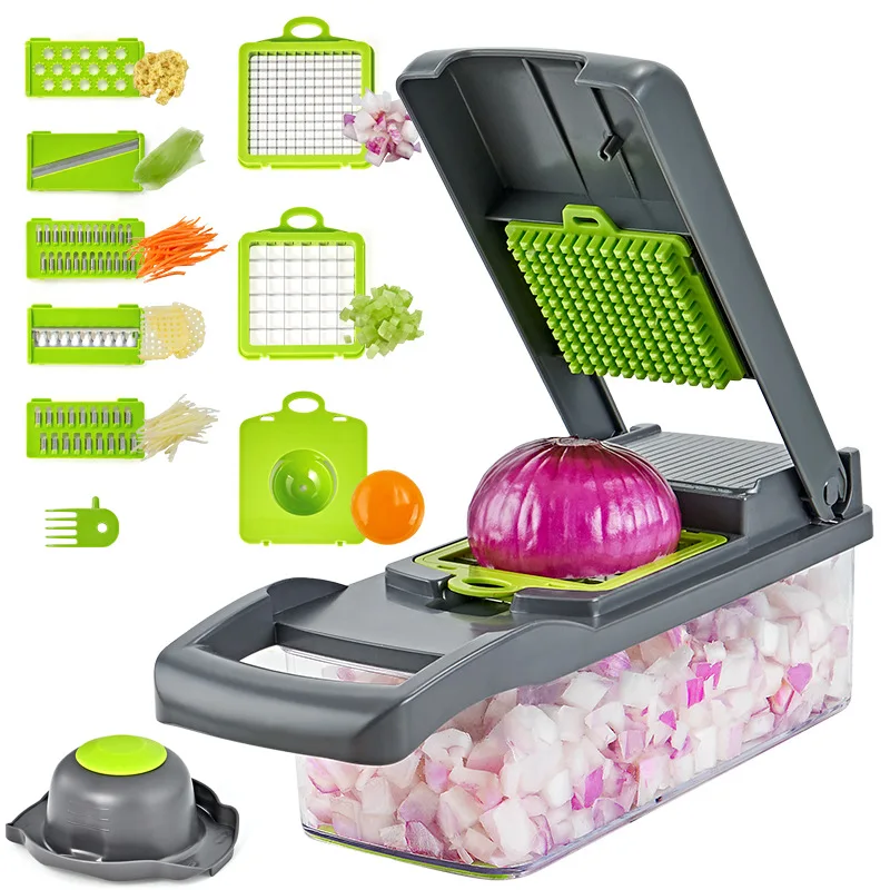 

Vegetable Chopper Onion Cutter Slicer Dicer Multifunctional Veggie Fruit Grater Shredders for Salad Potato Carrot Garlic Kitchen