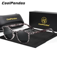 coolpandas 2022 new round ultralight polarized sunglasses women men driving shades vintage tr90 sun glasses uv400 gafas de sol