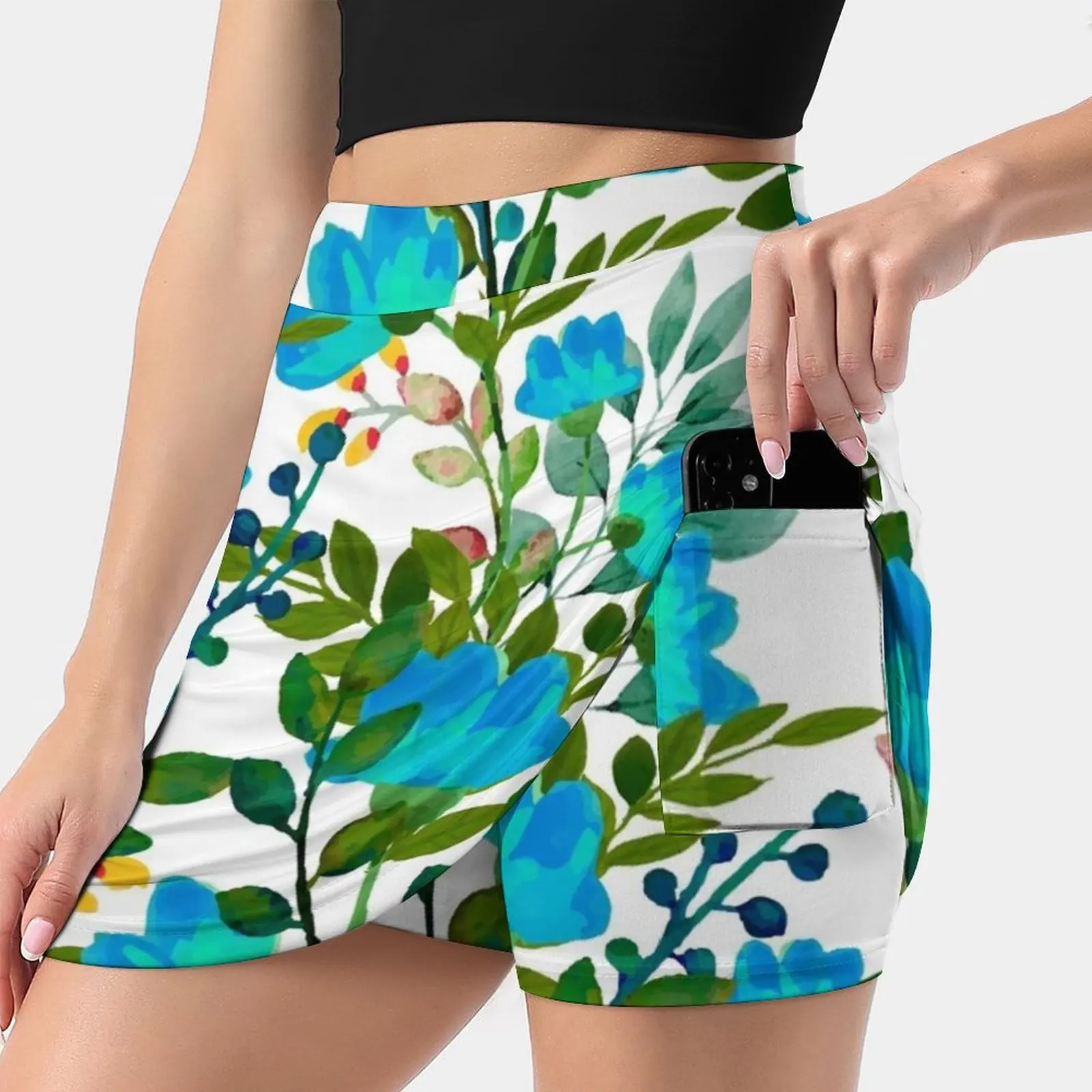 

Blue #Redbubble #Decor #Buyart Women's skirt Sport Skort Skirt With Pocket Fashion Korean Style Skirt 4Xl Skirts Graphic Design
