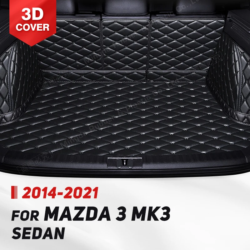 

Коврик для багажника Mazda 3 Axela MK3 Sedan 2014-2021 20 19 18 17 16 15