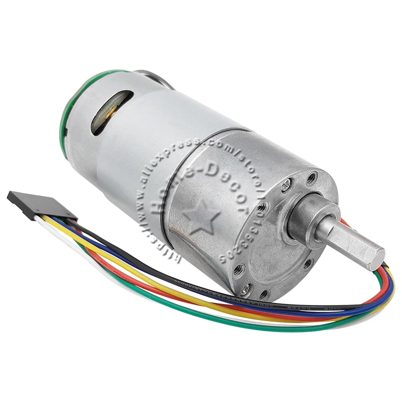 1 шт., редукторный двигатель с редуктором, 12 В постоянного тока