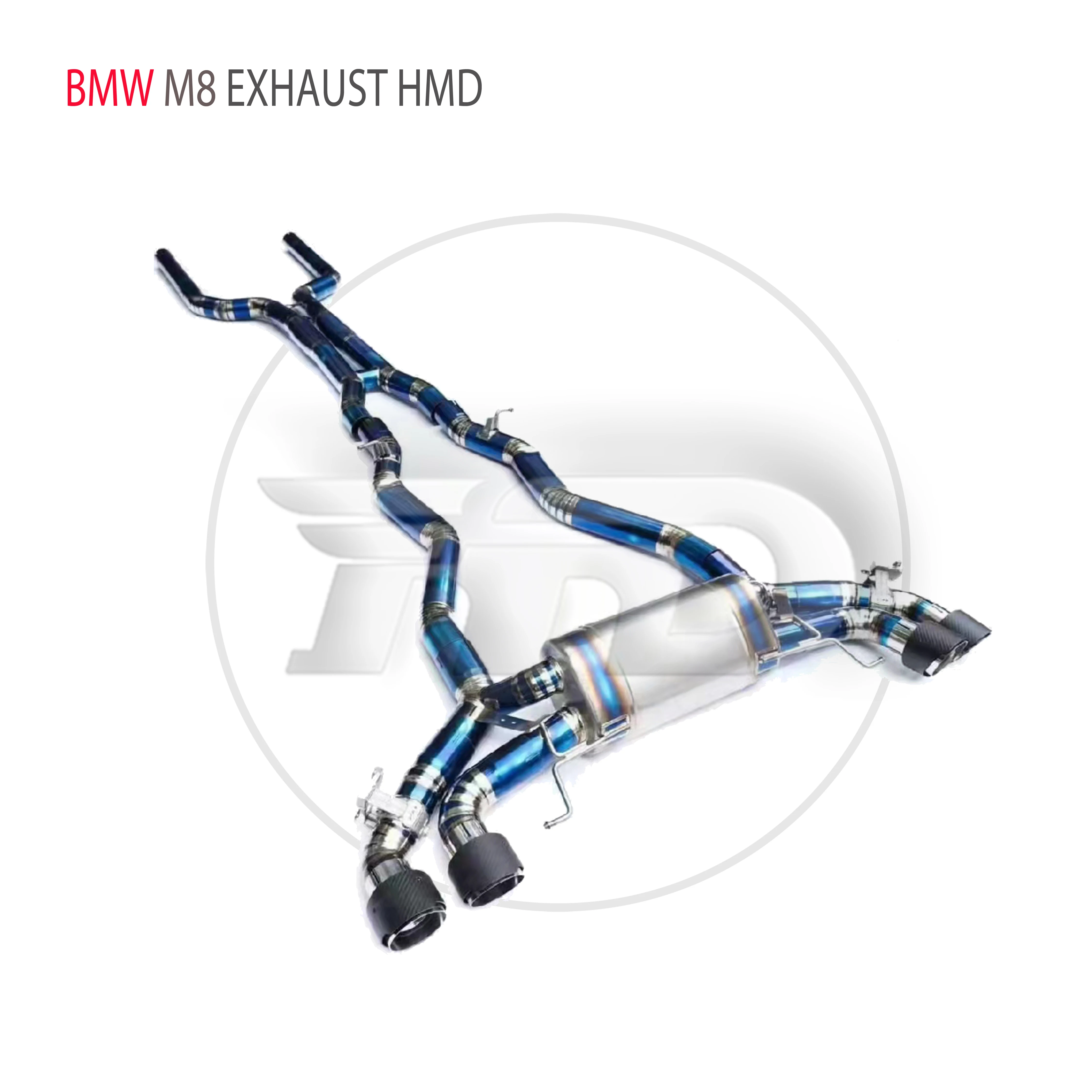 

HMD титановая выхлопная система Catback для BMW M8 глушитель для автомобилей модификация переменный клапан трубы