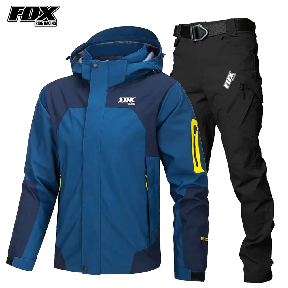 Мужская велосипедная куртка FOX RIDE RACING 2024 ветровка для горного велосипеда с