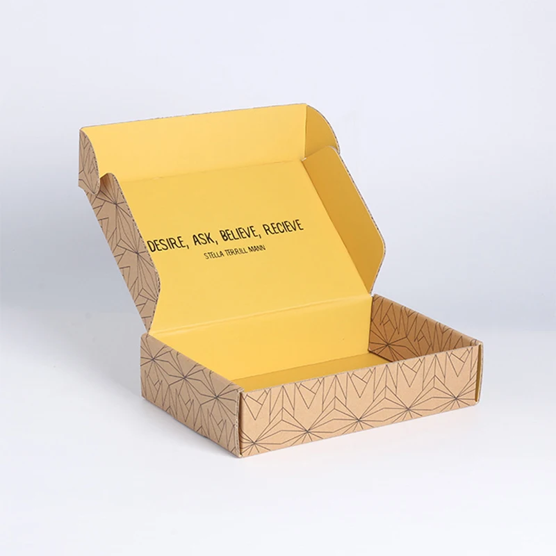 100pcs Custom Printed Mailing Boxes with Logo Corrugated Paper Shipping Box Clothing Shoes Packaging Boxycharm Subscription - купить по