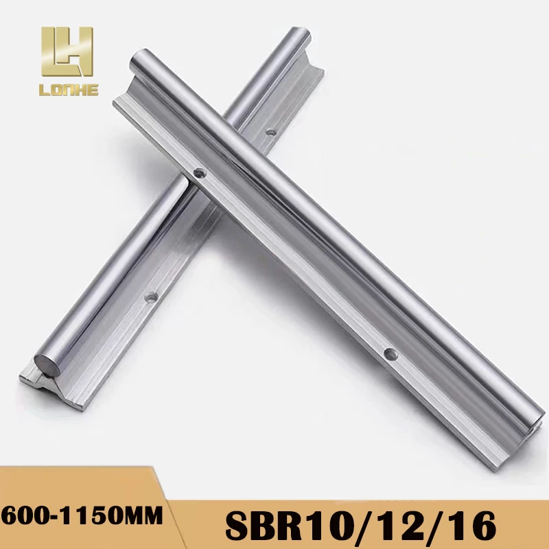 

Линейный направляющий рельс SBR10 SBR12 SBR16 600 - 1150 мм, полностью поддерживаемый линейный рельс без линейного подшипника SBR10UU SBR12UU 16UU, линейный под...