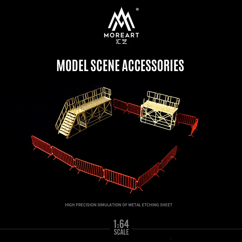 

Presale On September MoreArt1:64 Parts Original design Diecast Car Model Scene