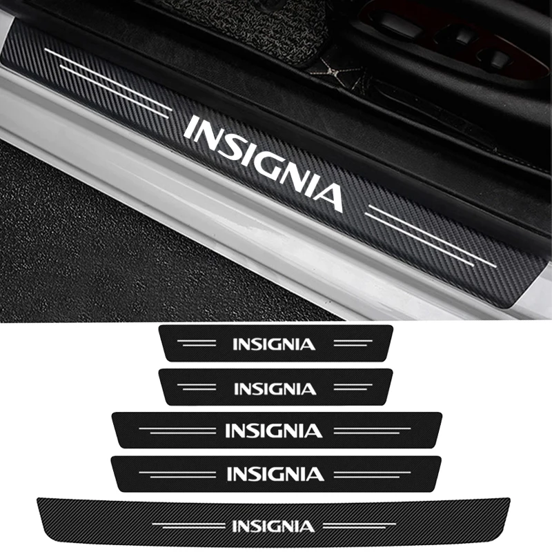 

Car Door Threshold Sill Protective Sticker for OPEL INSIGNIA Logo 2021 2020 2019 2018 2017 2016 2015 2014 Trunk Bumper Decals