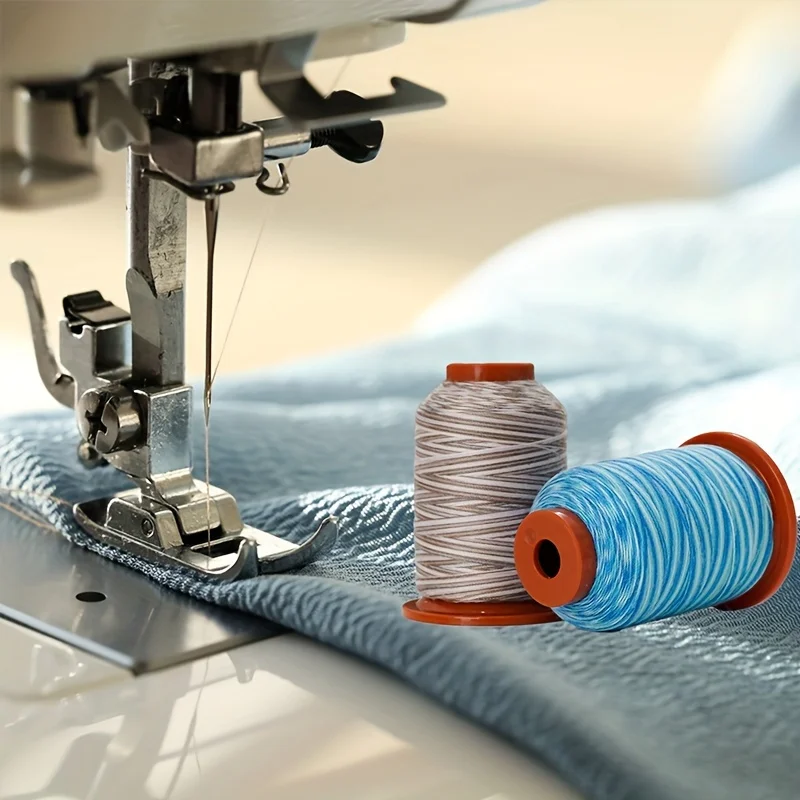 Многоцелевая нить для швейной машины из полиэстера радуги 5000 лет каждая катушка