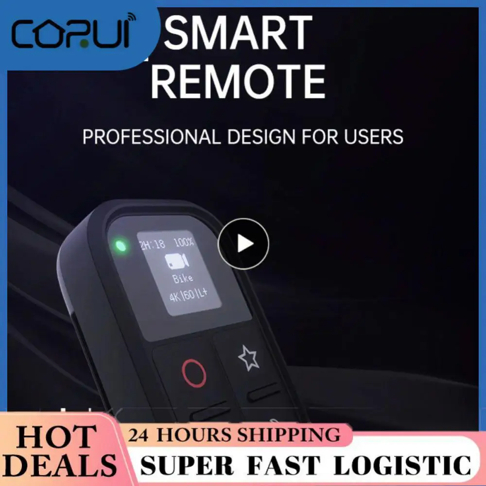 

Signal Free Camera Remote Control Illuminated Video Shooting Remote Control Built-in Oled Screen For Gopro 8 9 10 Max Remote