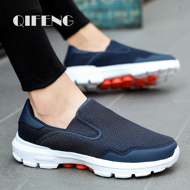 

Кроссовки мужские легкие, мягкие дышащие, Повседневная модная обувь для бега, светильник, черные