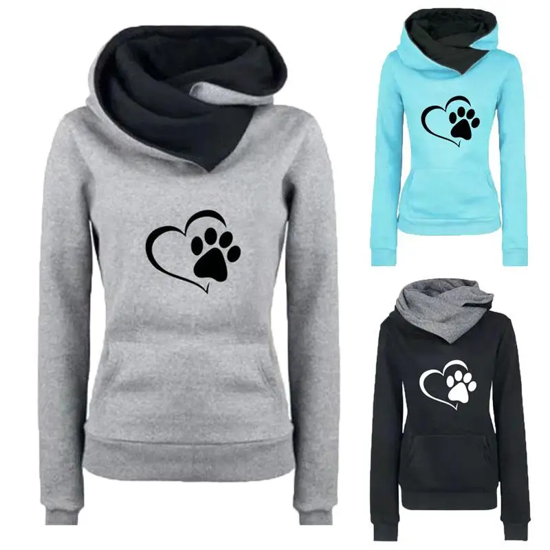 

Women Hoodie Spring Autumn Print Cotton Casual Sweatshirt Female Harajuku Streetwear Tops Pullover Women Sports Fashion Clothing