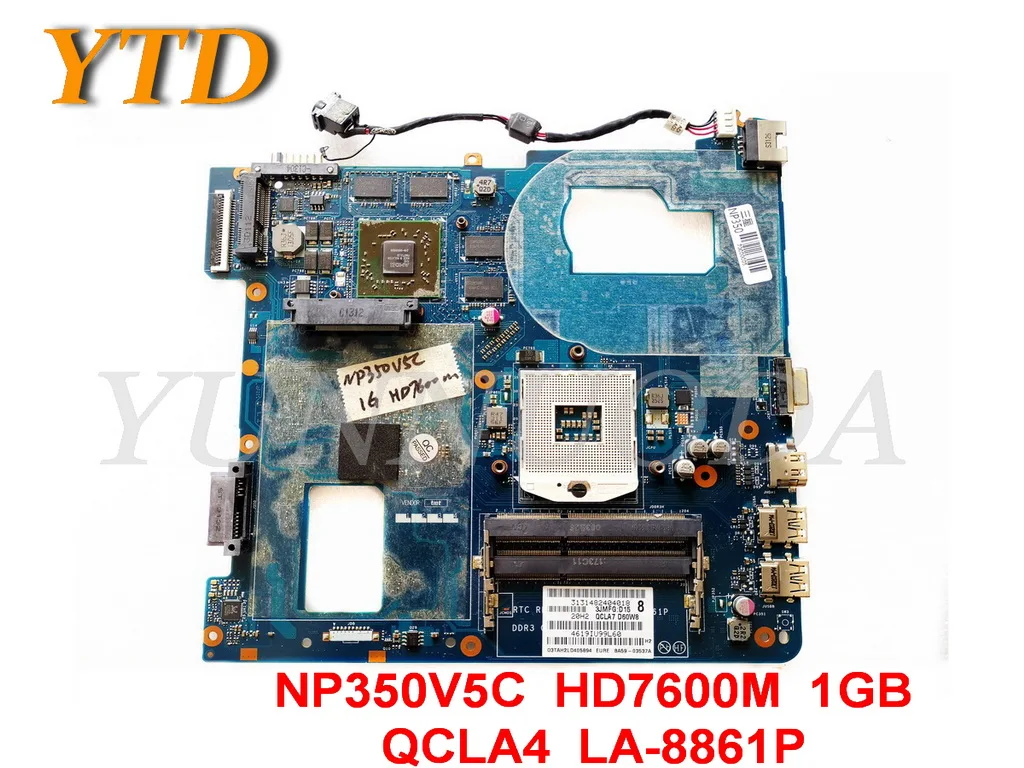 

Original for Samsung NP350V5C laptop motherboard NP350V5C HD7600M 1GB QCLA4 LA-8861P tested good free shipping