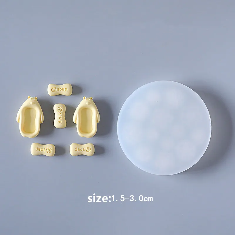 

Милое мини мыло силиконовая форма помадка торт формы DIY украшения торта Мыло Форма штукатурка плесень