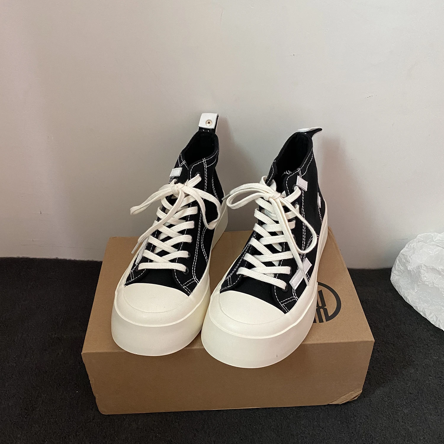 Fashion Women Canvas Shoes Vulcanized New Trend Platform Shoes 2022 New Comfortable Thick Bottom Sneakers Zapatillas Mujer