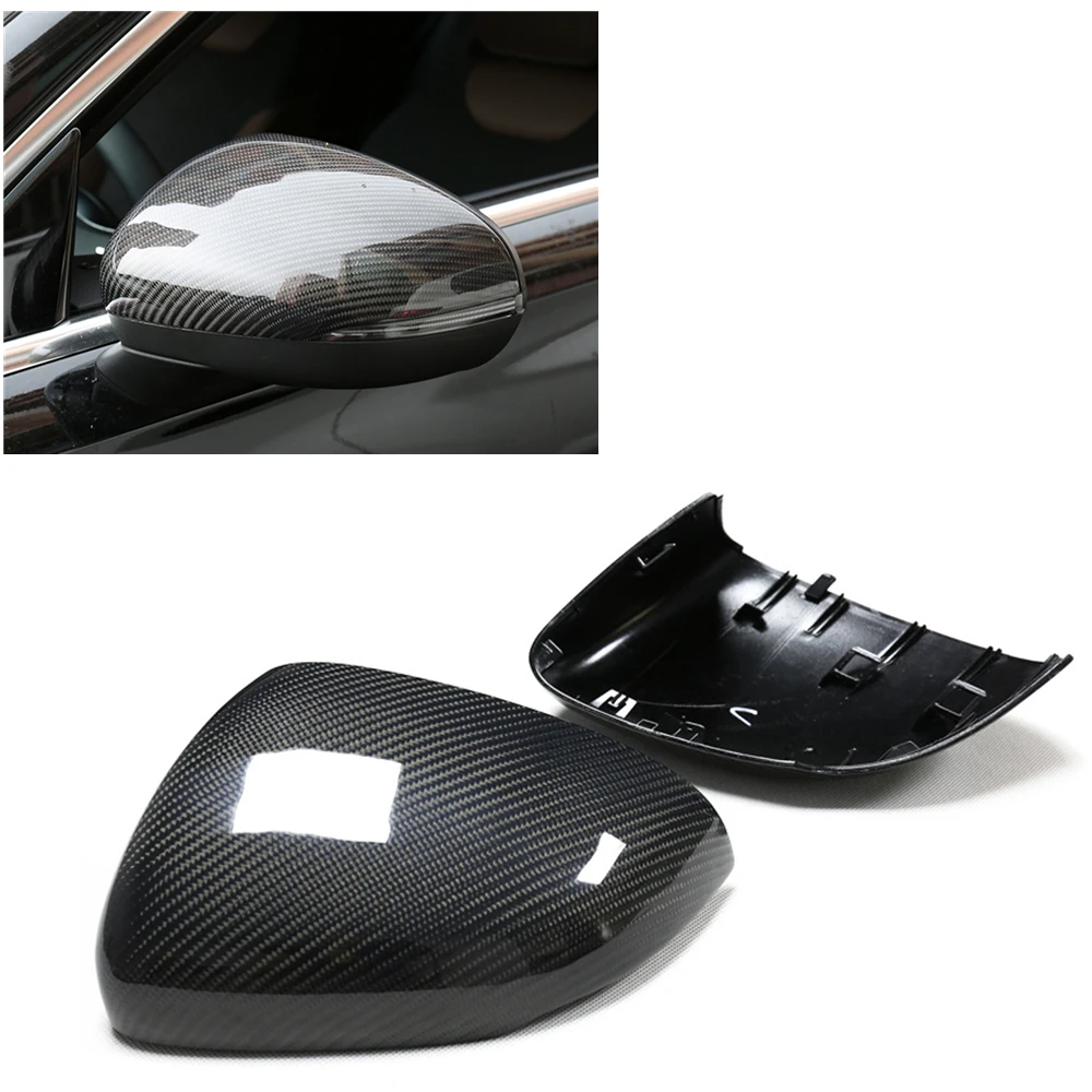 

Real Carbon Fiber Mirror Cover For Mercedes-Benz A Class W177 2019-2020 Replacement Car Rear View Cap Reverse Case Shell Clip On