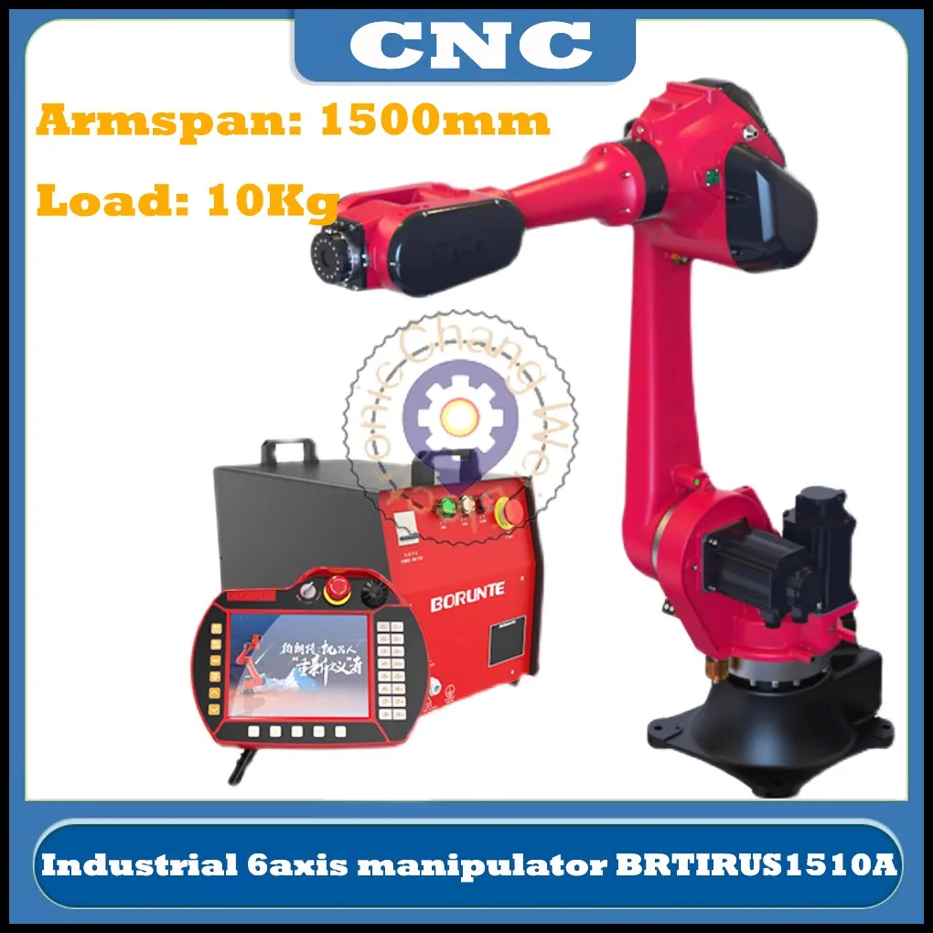 

HOT CNC industrial 6axis manipulator welding automatic loading unloading handling palletizing Arm extension 1500mm 10Kg