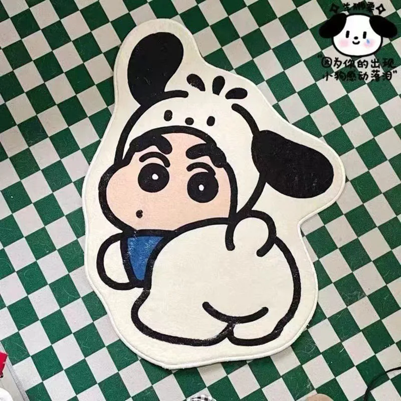 Симпатичный не скользящий водовпитывающий коврик Crayon Shin-Chan для ног милый