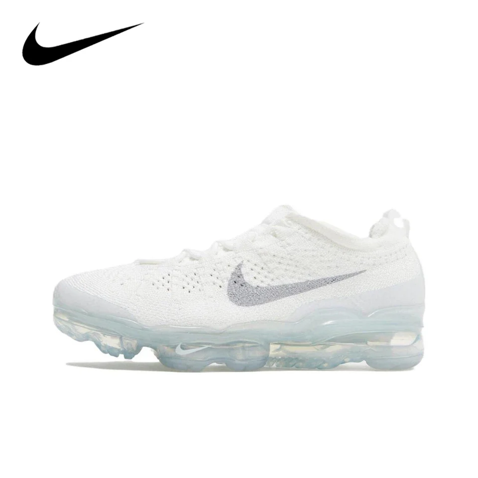 Оригинальные кроссовки Nike VaporMax 2023 белые/черные для мужчин и женщин классические