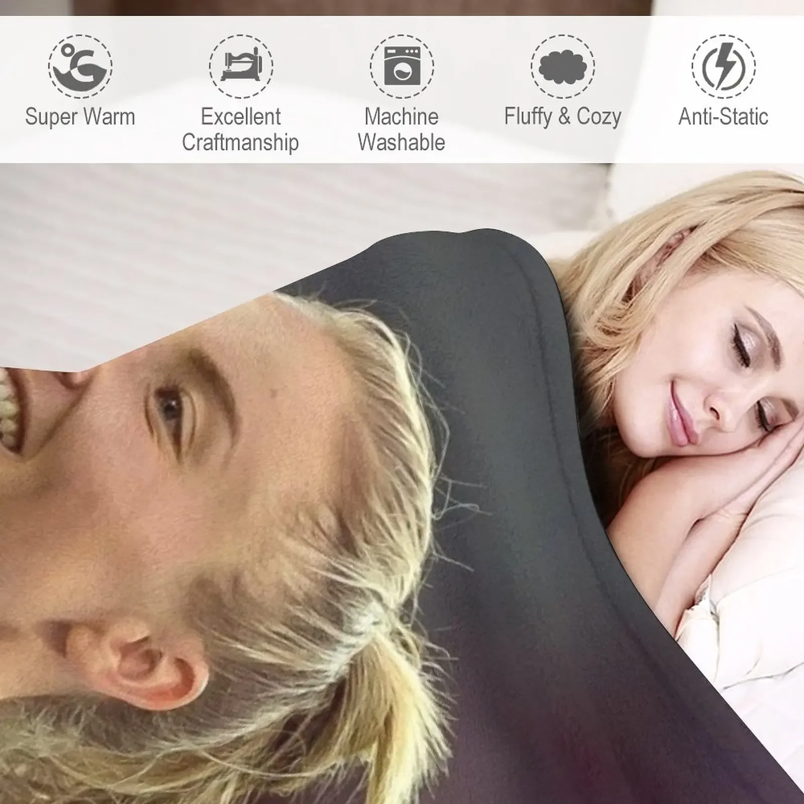 Плед для дивана Leah Williamson 3 #141022 идея подарка на День святого Валентина