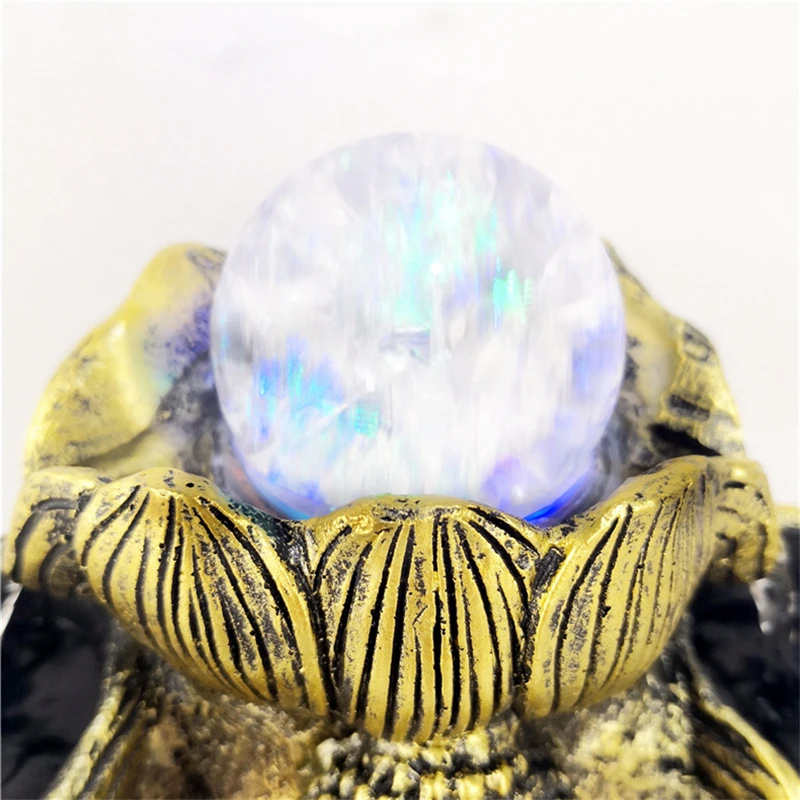 Звук воды в стиле дзен настольный фонтан-водопад счастливый шар фэн-шуй фонтаны