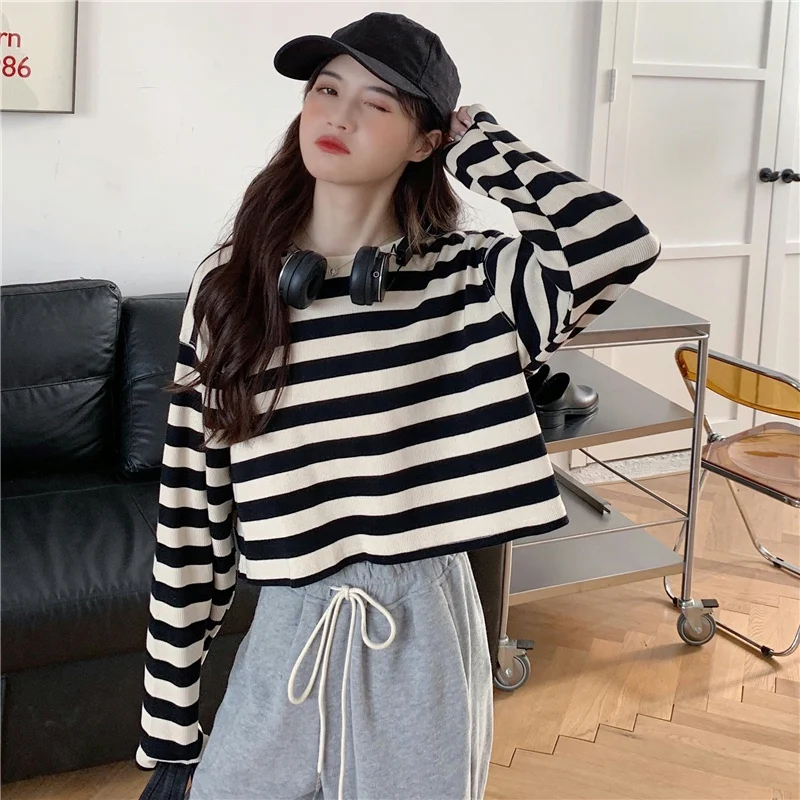 

Женская толстовка с длинным рукавом, в стиле Харадзюку