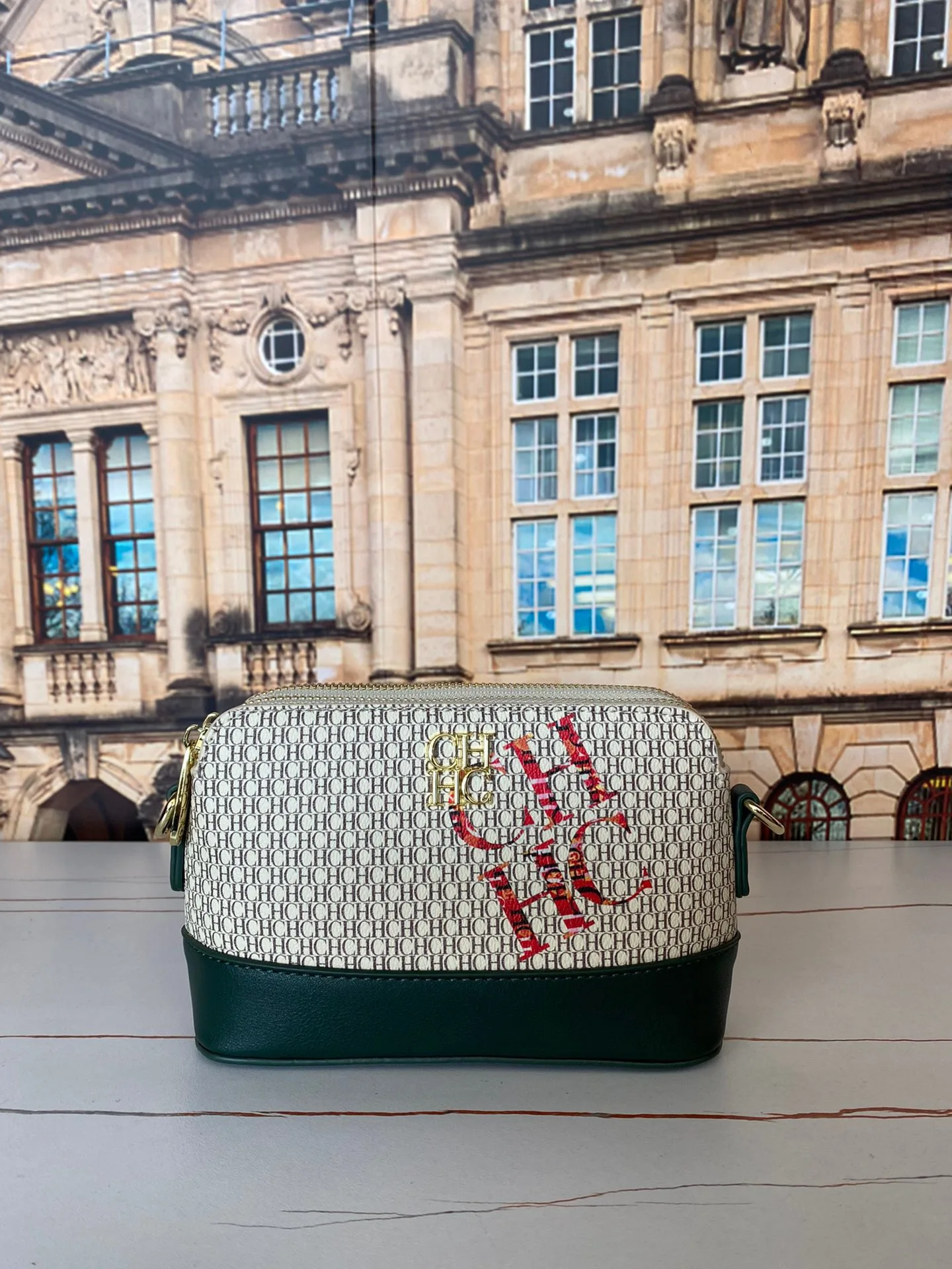 

Женская сумка-мессенджер на одно плечо из 100% натуральной кожи, Классическая сумка с CH-надписью, Роскошный дизайнерский кошелек Cc 100% 2022