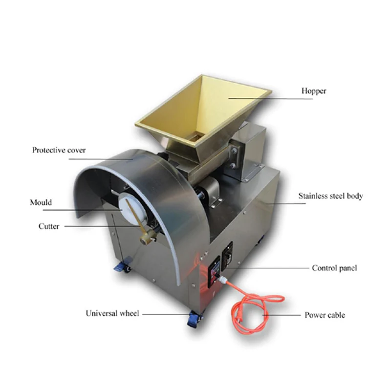 Экструдер Поррационная машина Двухвинтовая для резки теста Машина изготовления