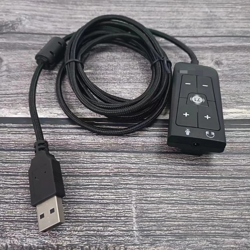 USB-адаптер M17B внешняя звуковая карта разъемы для наушников и микрофона 3 5 мм Cloud2 7 1
