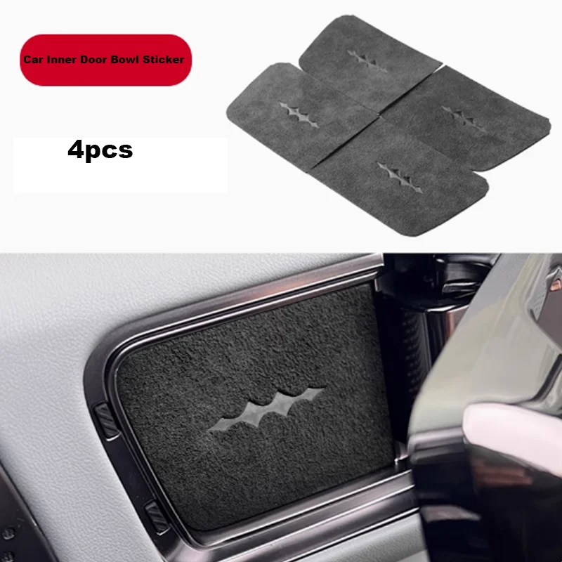 

Для BYD Equation Leopard 5, замшевая защитная наклейка для салона автомобиля, крышка воздуховыпускного отверстия, подлокотник, держатель для чашки, панельный коврик, автомобильные аксессуары