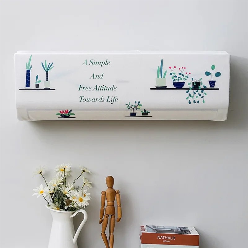 

Чехол для кондиционера, полиэстер/хлопок, тропические листья