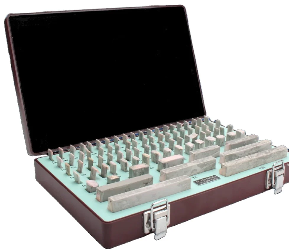 

0 Grade Gauge Block Set Inspection Block Gauge Measurement Instruments 112 pcs per set grade 1 steel block gauge set
