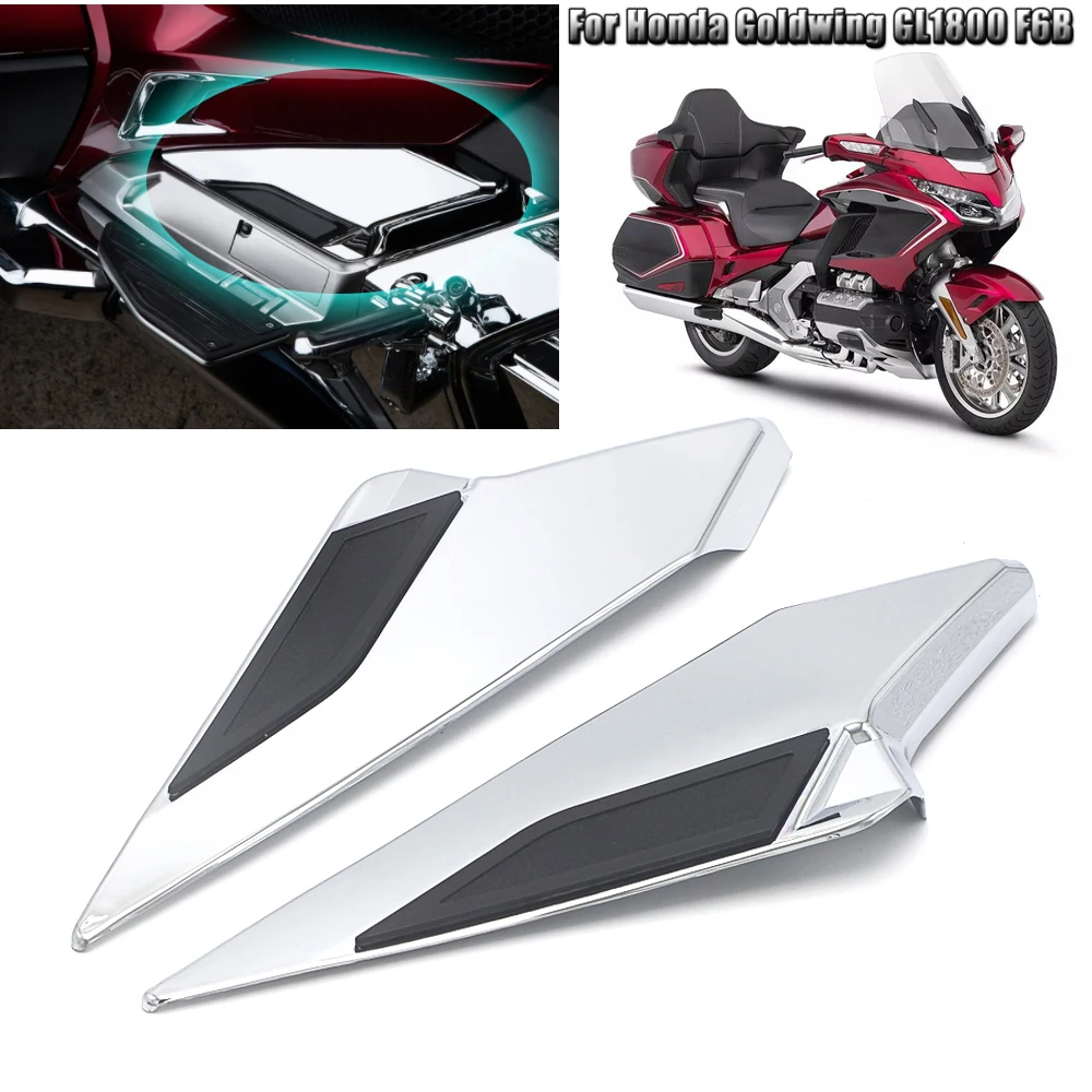 For Honda Goldwing 1800 GL1800 2018 2019 2020 Chrome Accessories Motorcycle Side Fairing Covers Decorative Trims