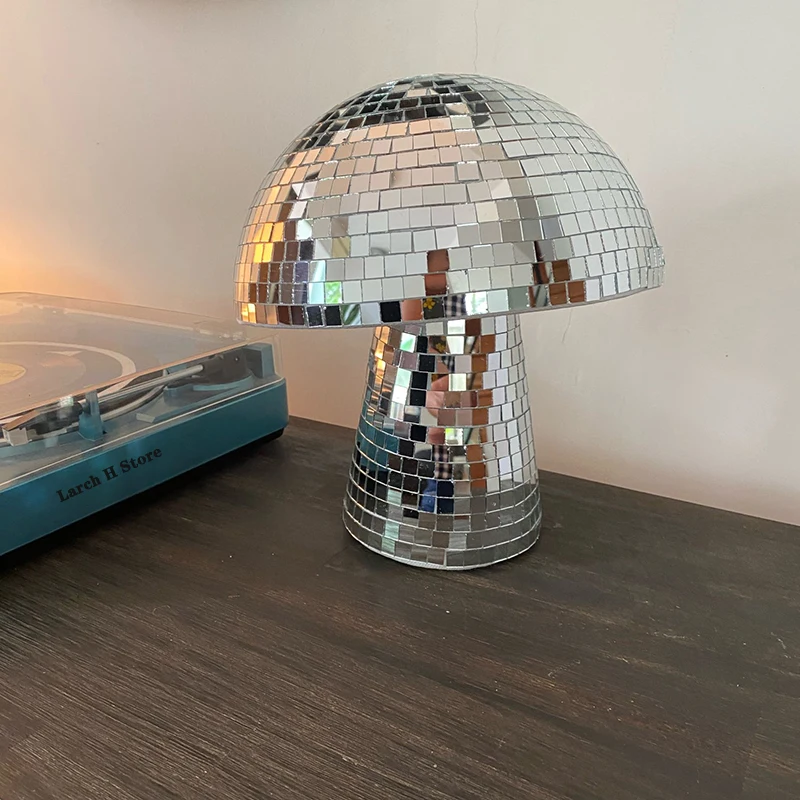 

9 Inch Mushroom Disco Ball Kawaii Room Decor Disco Ball Home Decor Accessories Mushroom Home Decor Mushroom Decor