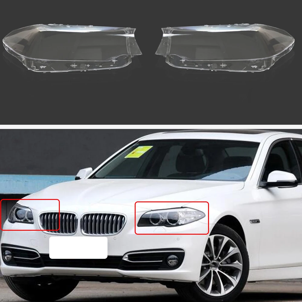 

Прозрачные Абажуры для BMW 5 Series F18 F10 GT E60 E61 G38, защитная крышка для передних автомобильных фар