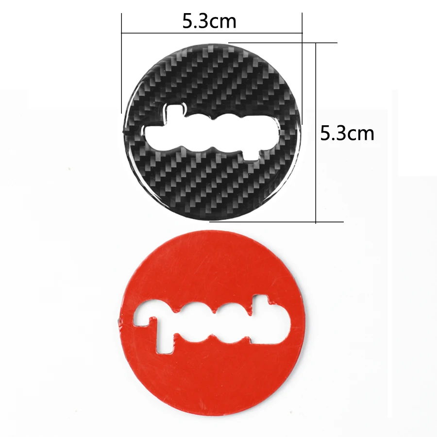 1 шт. декоративная наклейка на руль автомобиля из углеродного волокна для Jeep Renegade