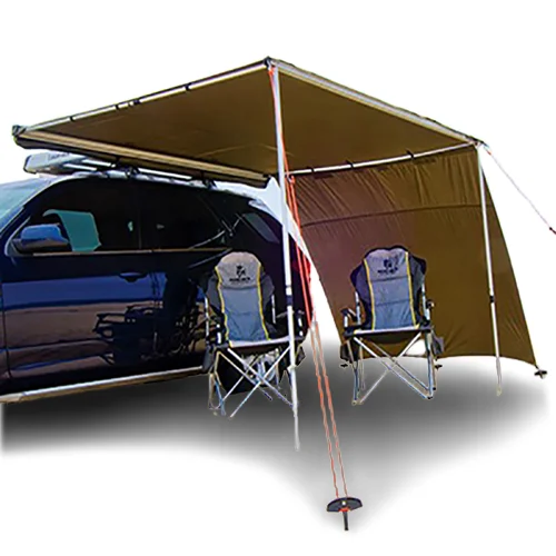 

1 - 2 Person Ultralight Car Folding side awnings cars side awning tent Portable Folding Retractable Rooftop Sun Shade tent