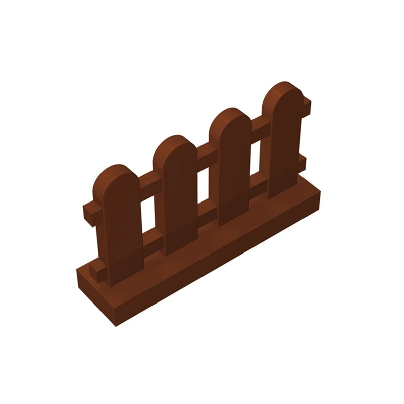 Кирпичный забор 1X4X2 горошек зданий и мебели заборы лестницы совместимы с 33303