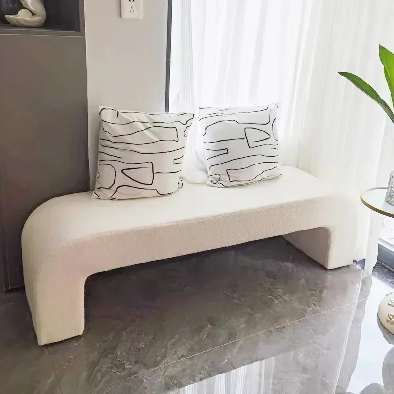 Гламурная бархатная скамейка для обуви элегантная роскошная удобная гостиной