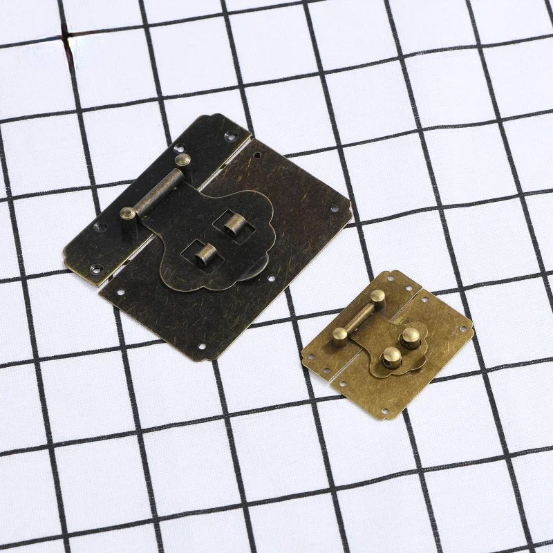 1 шт. старинная искусственная кожа с застежкой-пряжкой деревянная шкатулка для