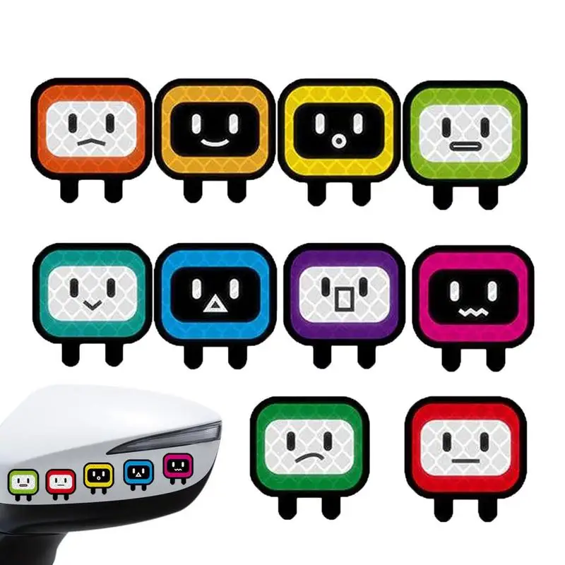 

Car Stickers Cute Cartoon Decals Reflective Car Stickers And Decals High-Intensity Night Visibility Reflective Decal For Helmets